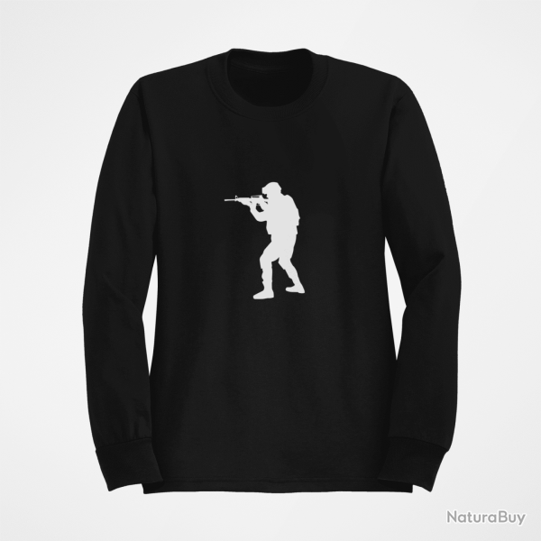 Sweat MILITAIRE AR15 Noir