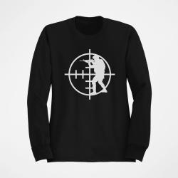 Sweat Militaire Viseur Coeur Noir