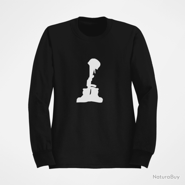 Sweat MILITAIRE Hommage Noir