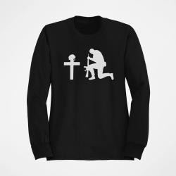Sweat MILITAIRE V&eacute;t&eacute;ran Hommage Noir