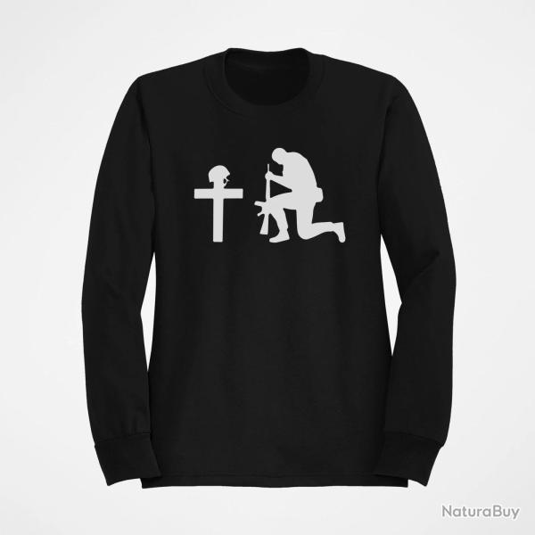 Sweat MILITAIRE V�t�ran Hommage Noir