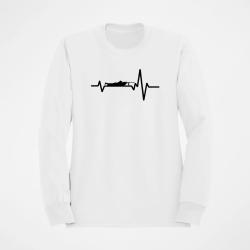 Sweat SNIPER Battements de Coeur Blanc