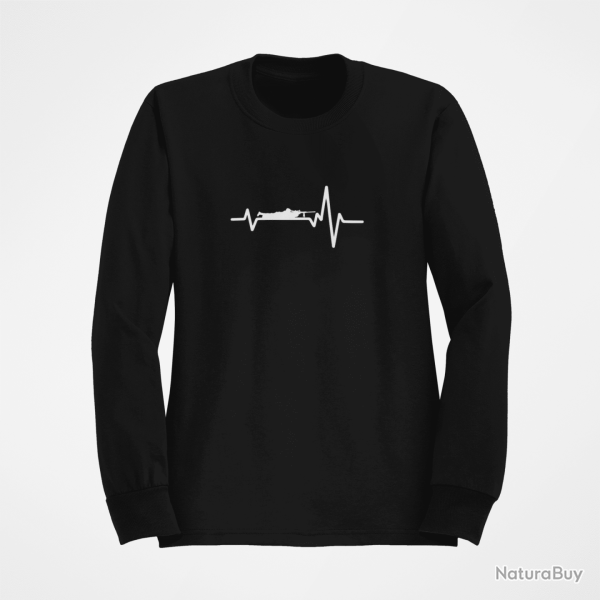 Sweat SNIPER Battements de Coeur Noir