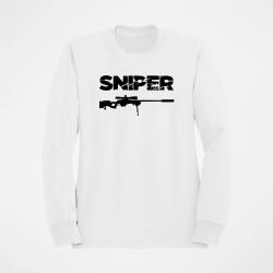 Sweat SNIPER ARME Blanc