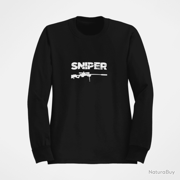 Sweat SNIPER ARME Noir