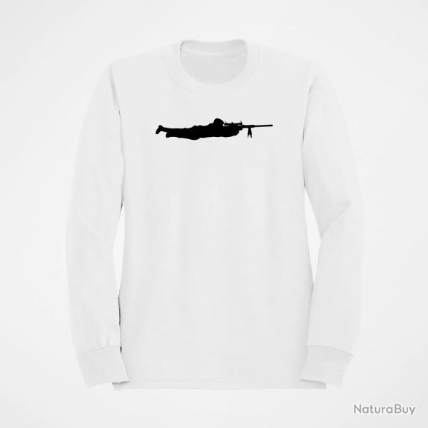 Sweat SNIPER MILITAIRE Blanc