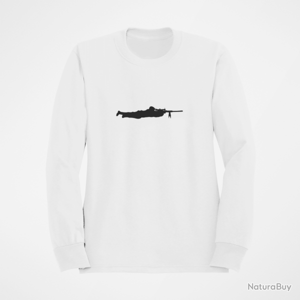 Sweat SNIPER MILITAIRE Blanc