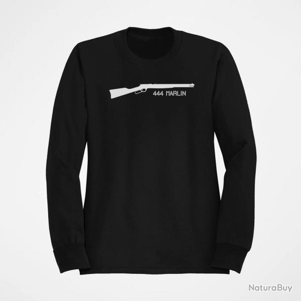 Sweat Armes Carabine � levier sous garde 444 Marlin Noir