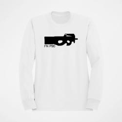 Sweat Armes FN P90 Blanc