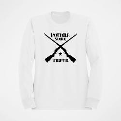 Sweat Armes Fusils poudre noire Tireur Blanc