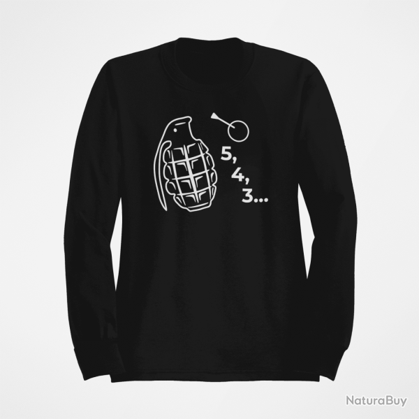 Sweat Armes Grenade 2 Noir