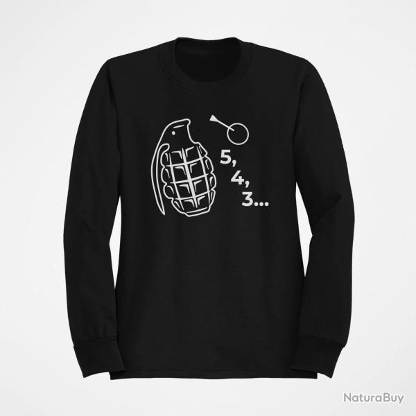 Sweat Armes Grenade 2 Noir