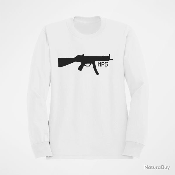 Sweat Armes MP5 Blanc
