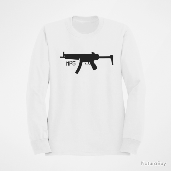 Sweat Armes MP5 3 Blanc