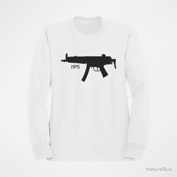 Sweat Armes MP5 4 Blanc