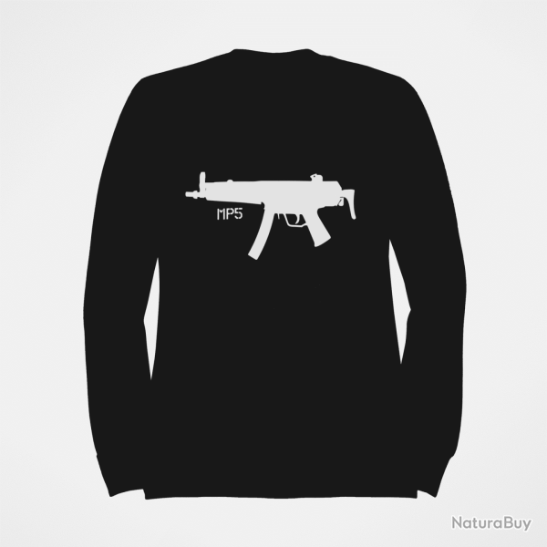 Sweat Armes MP5 4 Noir