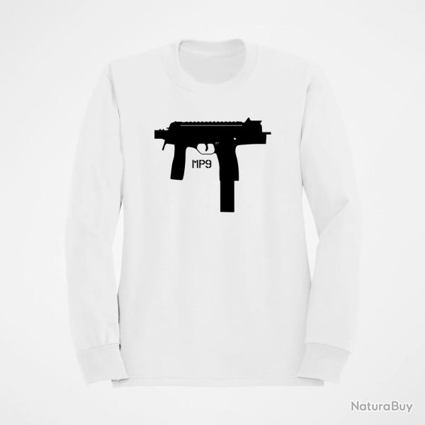 Sweat Armes MP9 Blanc