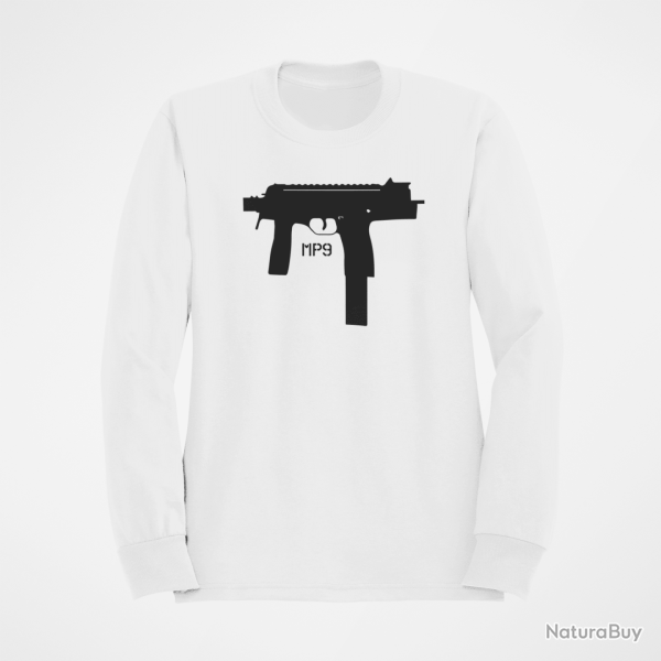 Sweat Armes MP9 Blanc