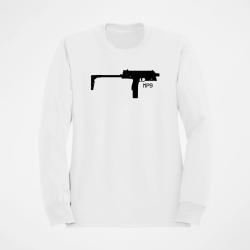 Sweat MP9 Crosse D&eacute;pli&eacute;e Blanc