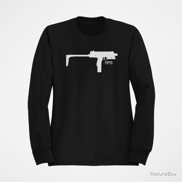 Sweat MP9 Crosse D�pli�e Noir