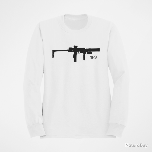 Sweat Armes MP9 3 Blanc