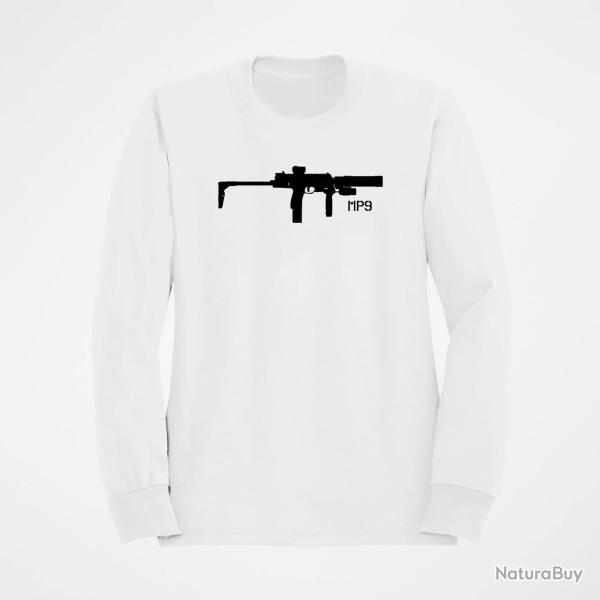 Sweat MP9 Silencieux Red Dot Blanc