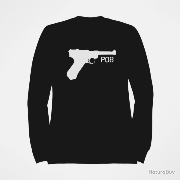 Sweat Armes P08 2 Noir