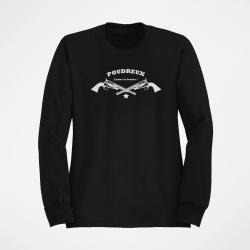 Sweat Armes Poudreux Noir