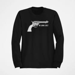 Sweat Armes Revolver Cowboy 45 Long Colt Noir