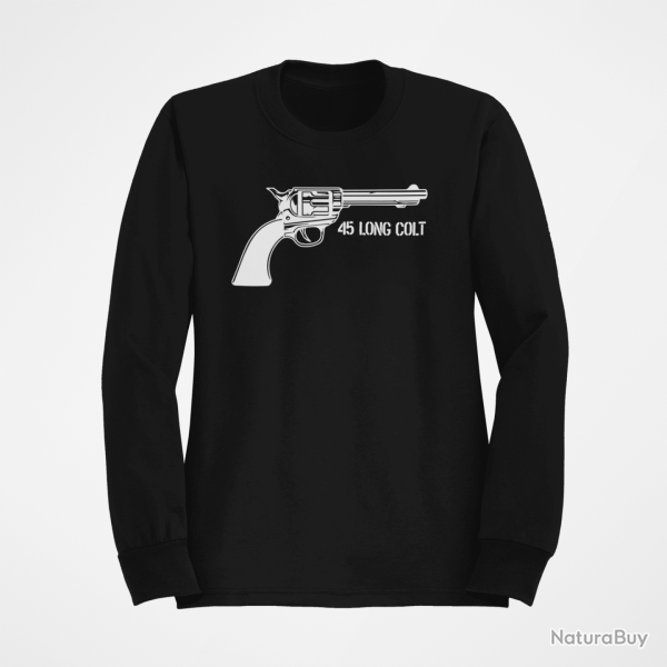 Sweat Armes Revolver Cowboy 45 Long Colt Noir