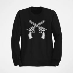 Sweat Armes Revolver Cowboy Noir