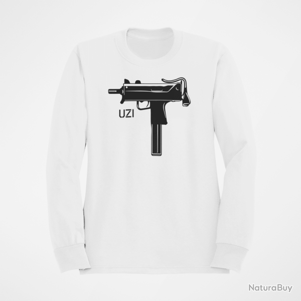 Sweat Armes UZI 2 Blanc