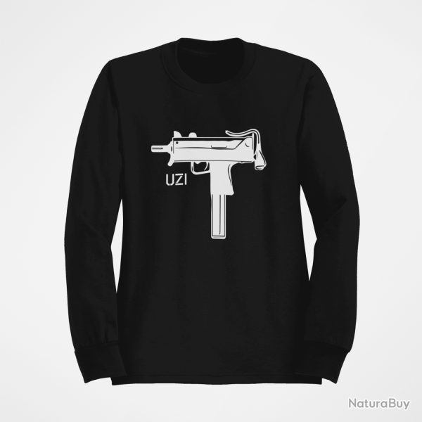 Sweat Armes UZI 2 Noir