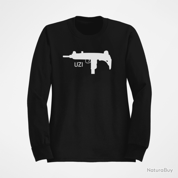Sweat Armes UZI 3 Noir
