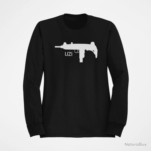 Sweat Armes UZI 3 Noir