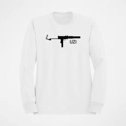 Sweat Armes UZI 4 Blanc