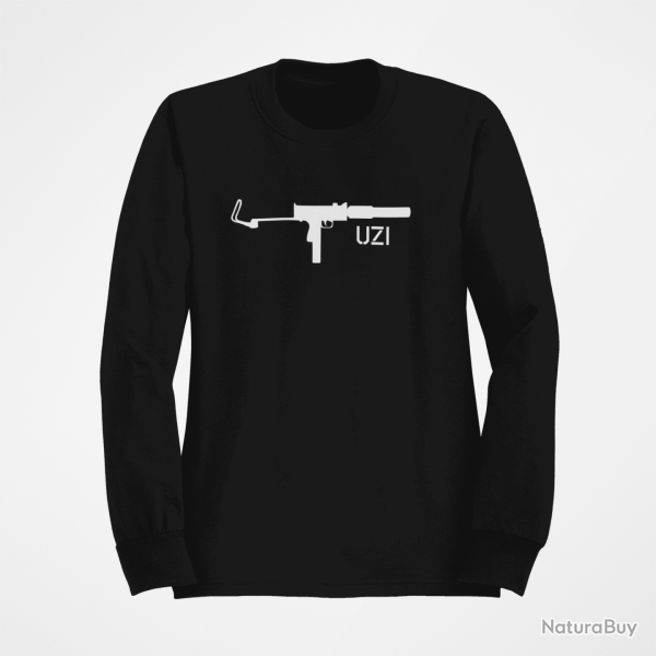 Sweat Armes UZI 4 Noir