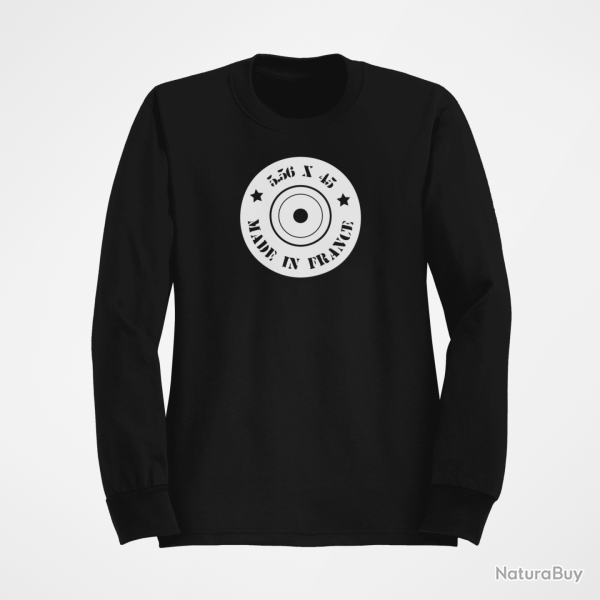 Sweat Cartouches Douille 5.56X45 Noir