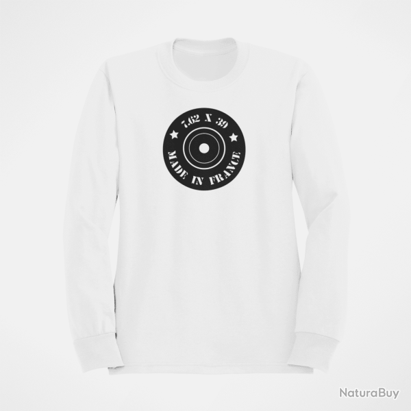 Sweat Cartouches Douille 7.62X39 Blanc