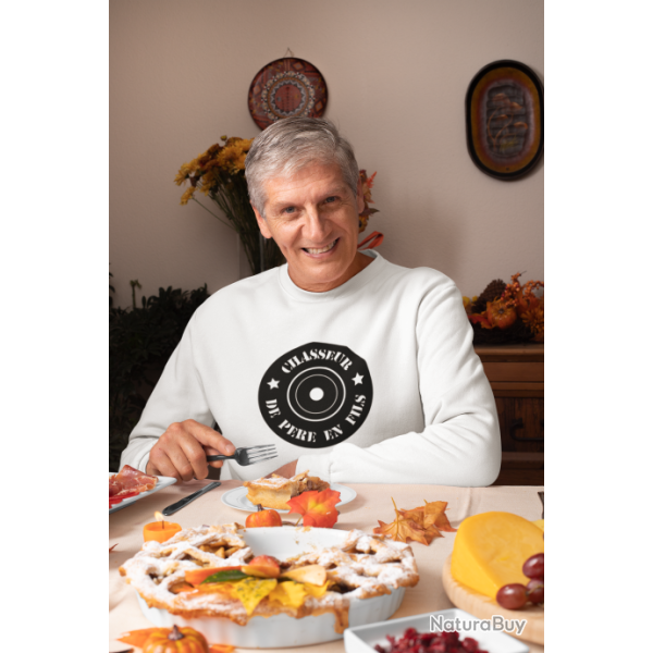 Sweat Chasse Douille Chasseur de p�re en fils