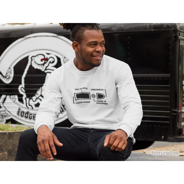 Sweat Humour Anatomie d une balle de 9mm