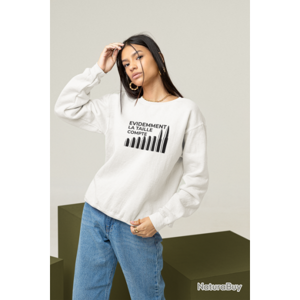 Sweat Humour C est la Taille qui compte 2