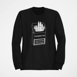 Sweat Humour Tirer c est bon pour la sant&eacute; Noir