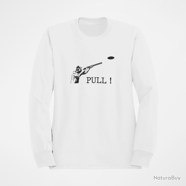 Sweat Tir Sportif BallTrap Pull Blanc