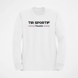 Sweat Tir Sportif France Blanc