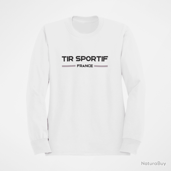 Sweat Tir Sportif France Blanc