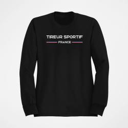 Sweat Tir Sportif Tireur France Blanc