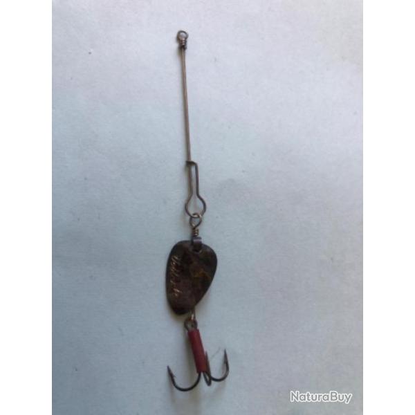 1 cuill�re voblex 4 or 1,5 cm p�che carnassier occasion ancien collection.