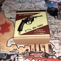 8 mm 1892 (G&eacute;rest Saint Etienne): Reproduction boite munitions (vide) GU 9517293