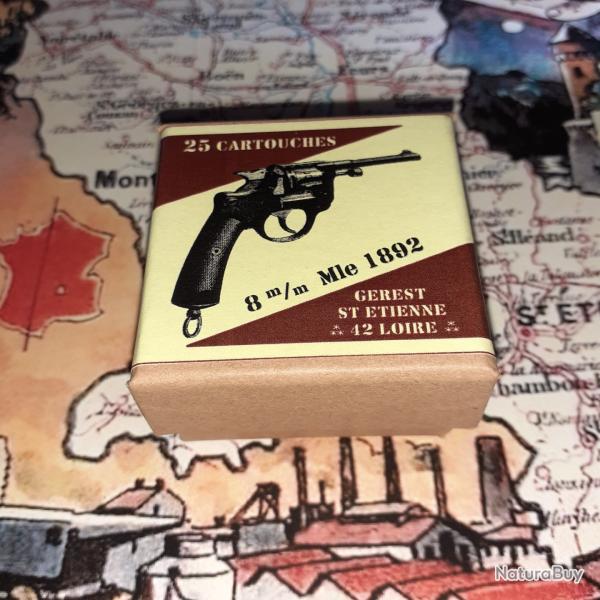 8 mm 1892 (G�rest Saint Etienne): Reproduction boite munitions (vide) GU 9517293